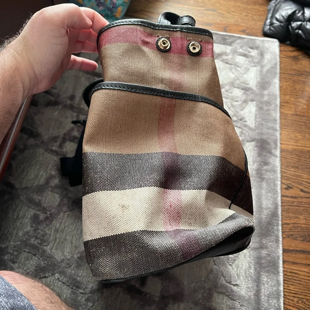 Burberry diaper bag